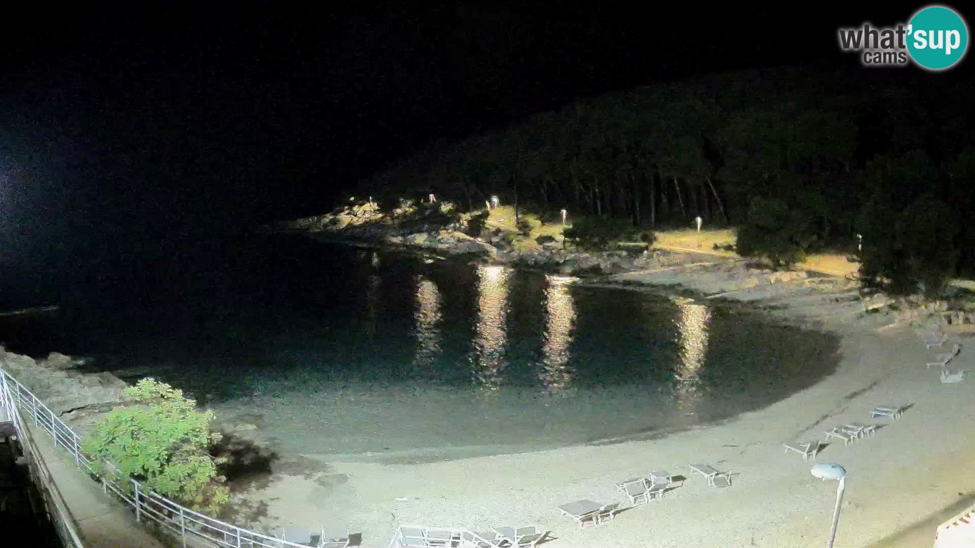 Spletna Kamera Mali Lošinj – plaža Sunčana uvala – Veli Žal