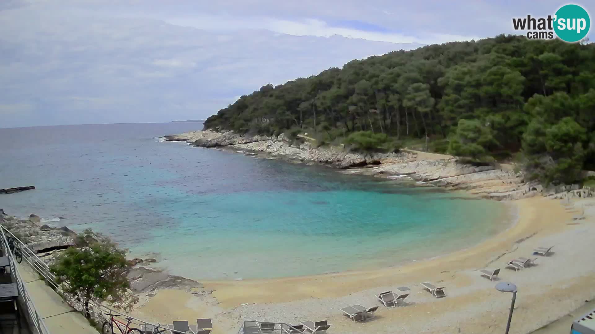 Webcam Mali Lošinj – plage Sunčana uvala – Veli Žal