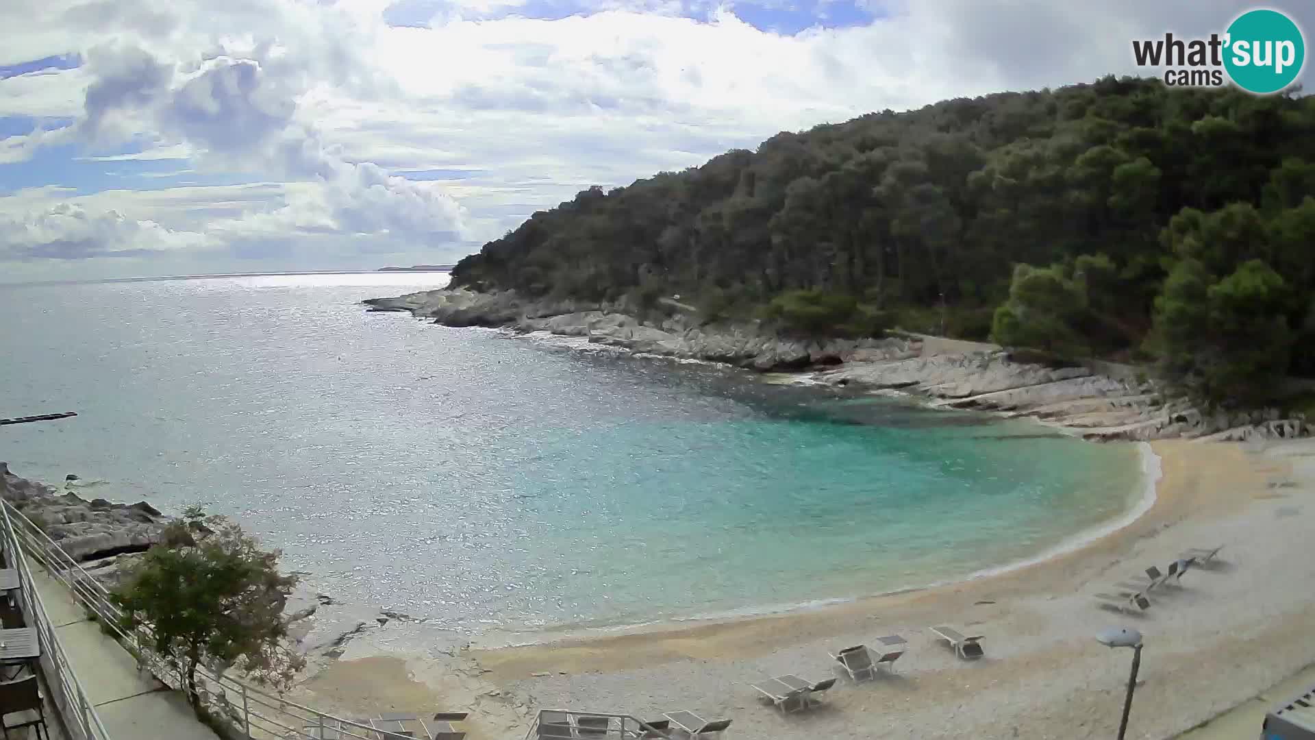 Webcam Mali Lošinj – Sunčana uvala beach – Veli Žal