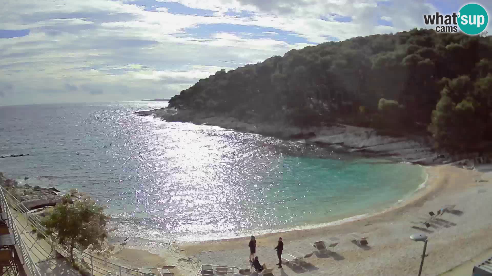 Web kam Mali Lošinj – plaža Sunčana uvala – Veli Žal