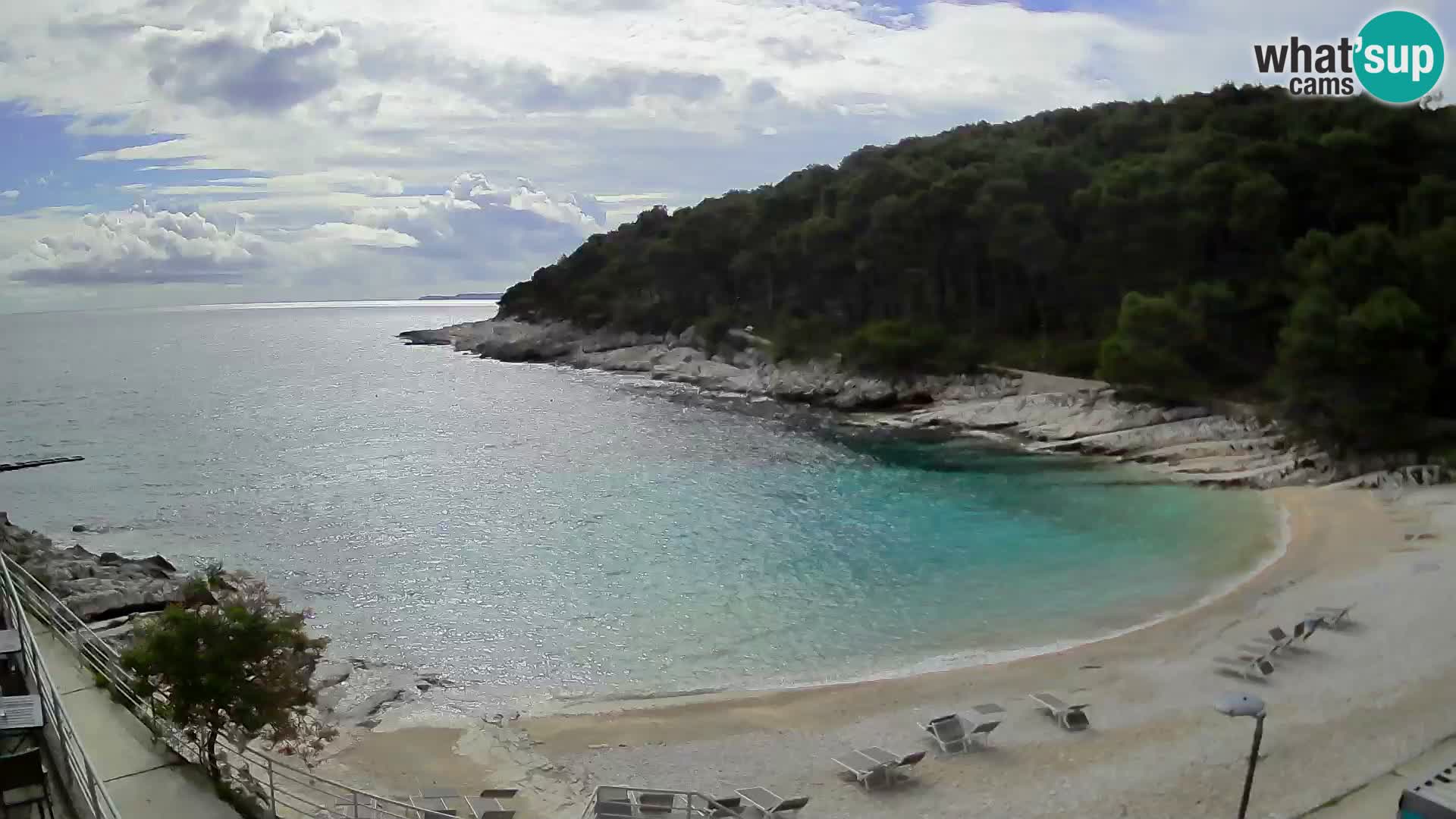 Spletna Kamera Mali Lošinj – plaža Sunčana uvala – Veli Žal