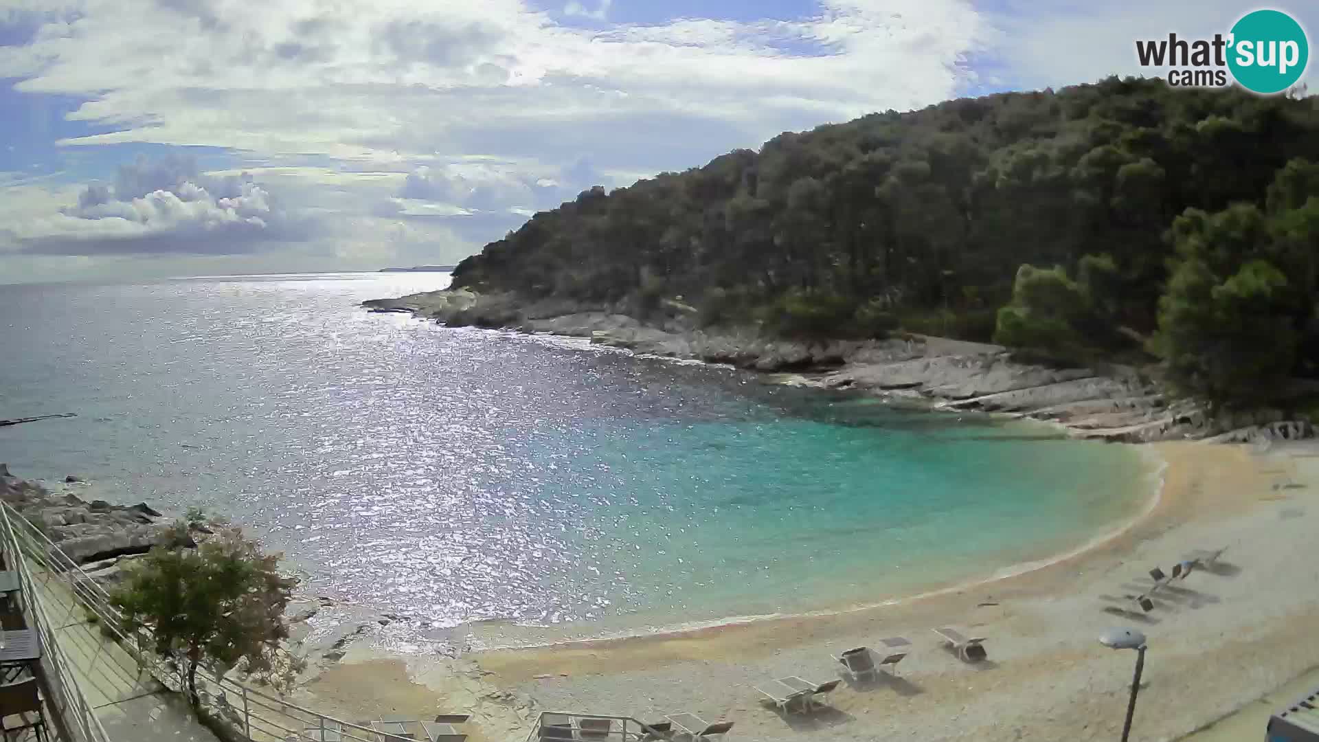 Webcam Mali Lošinj – spiaggia Sunčana uvala – Veli Žal