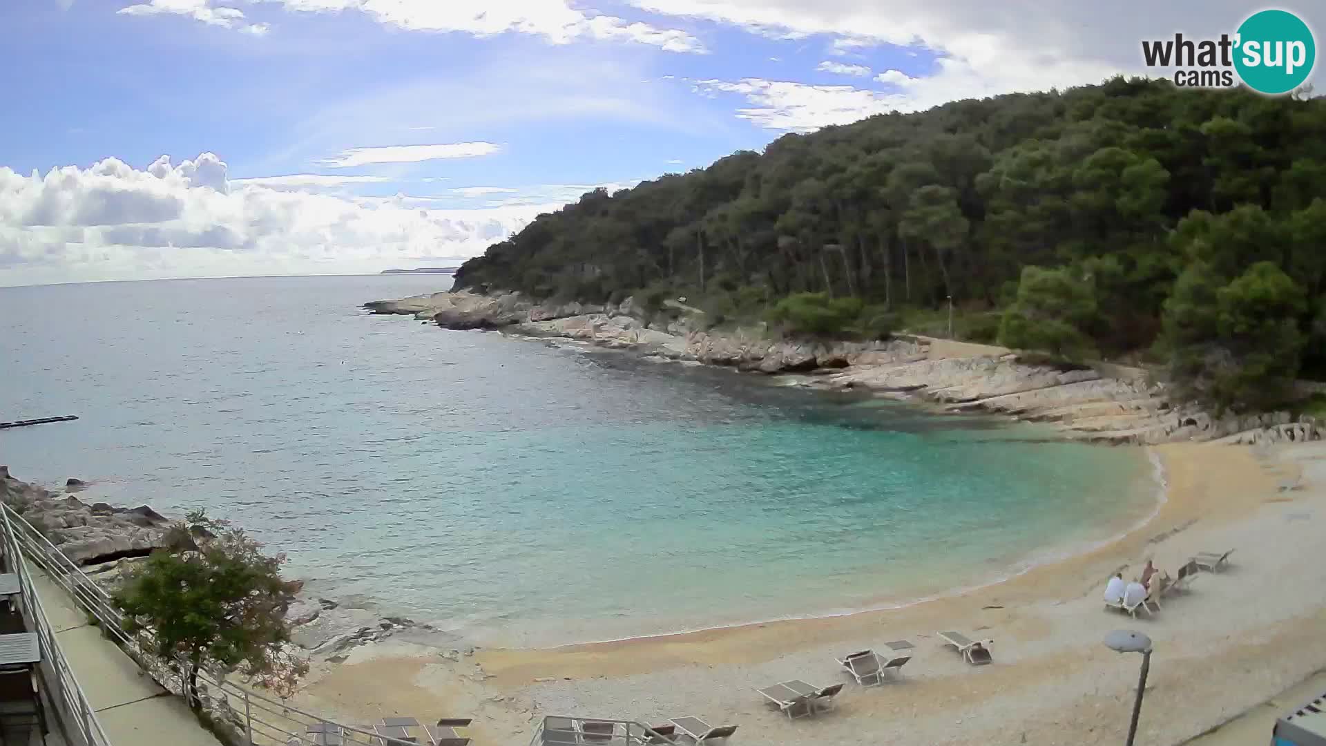 Web kam Mali Lošinj – plaža Sunčana uvala – Veli Žal