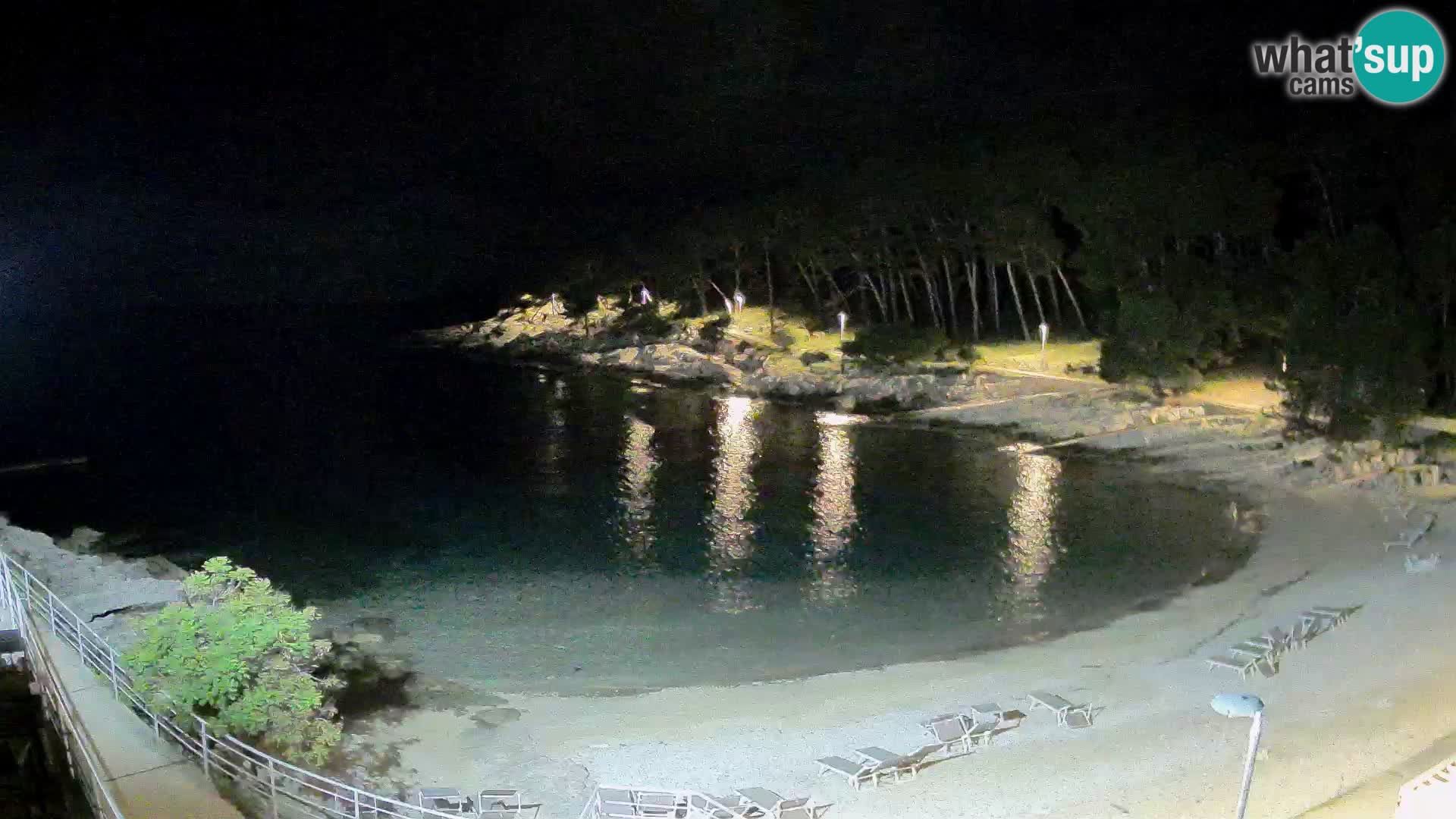 Spletna Kamera Mali Lošinj – plaža Sunčana uvala – Veli Žal