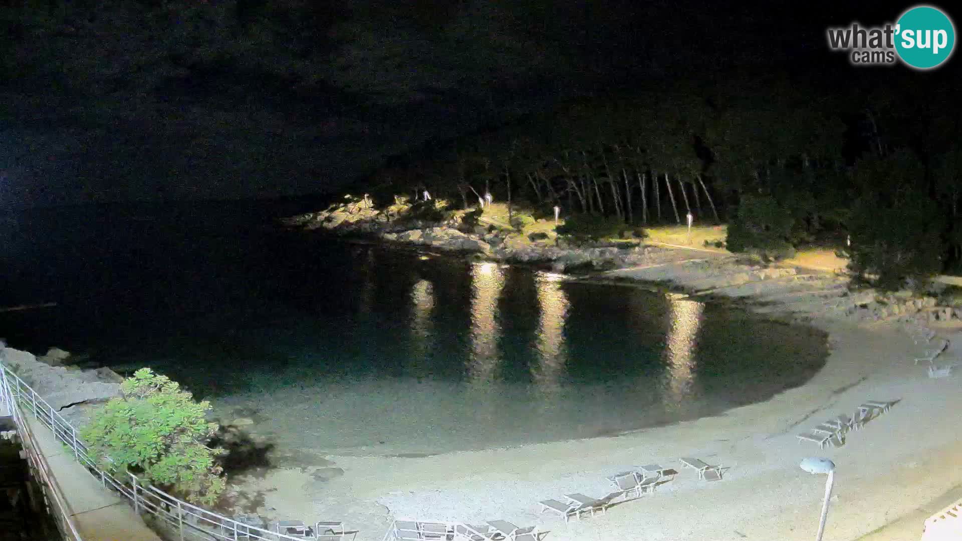 Webcam Mali Lošinj – plage Sunčana uvala – Veli Žal