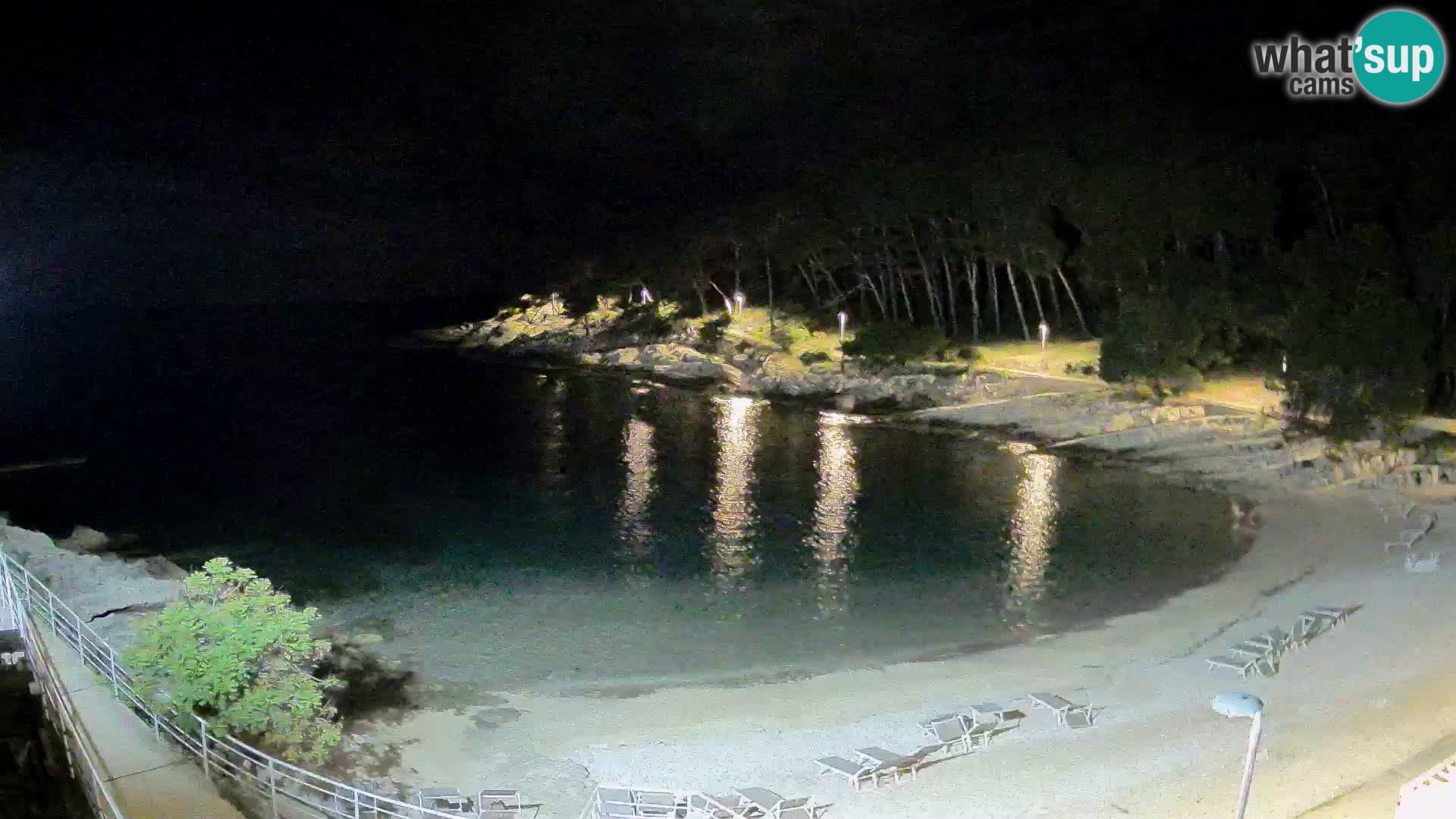 Webcam Mali Lošinj – Sunčana uvala beach – Veli Žal