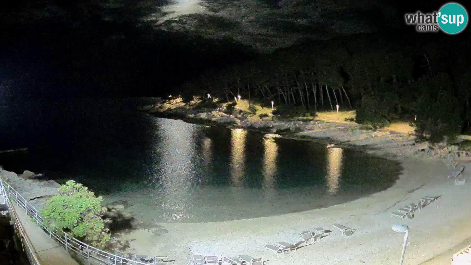 Spletna Kamera Mali Lošinj – plaža Sunčana uvala – Veli Žal