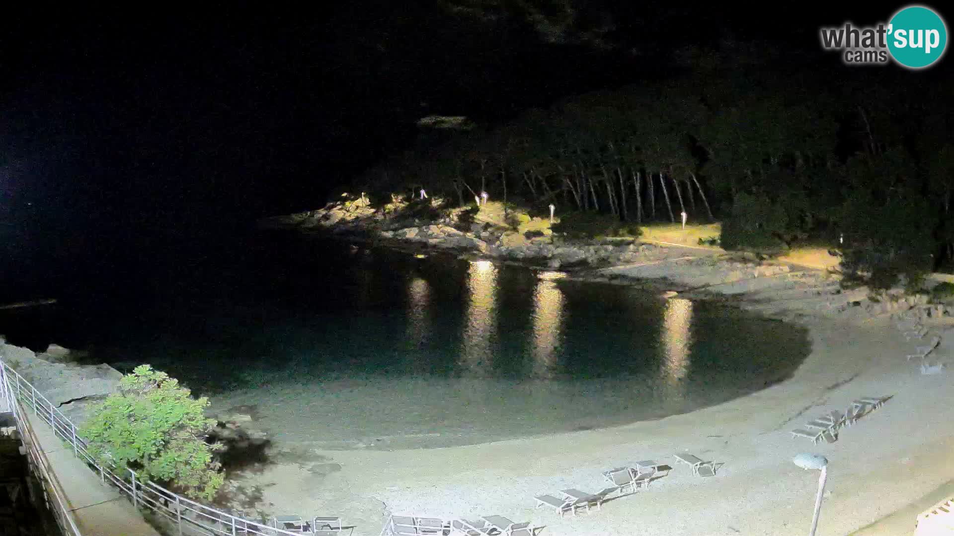 Webcam Mali Lošinj – playa Sunčana uvala – Veli Žal