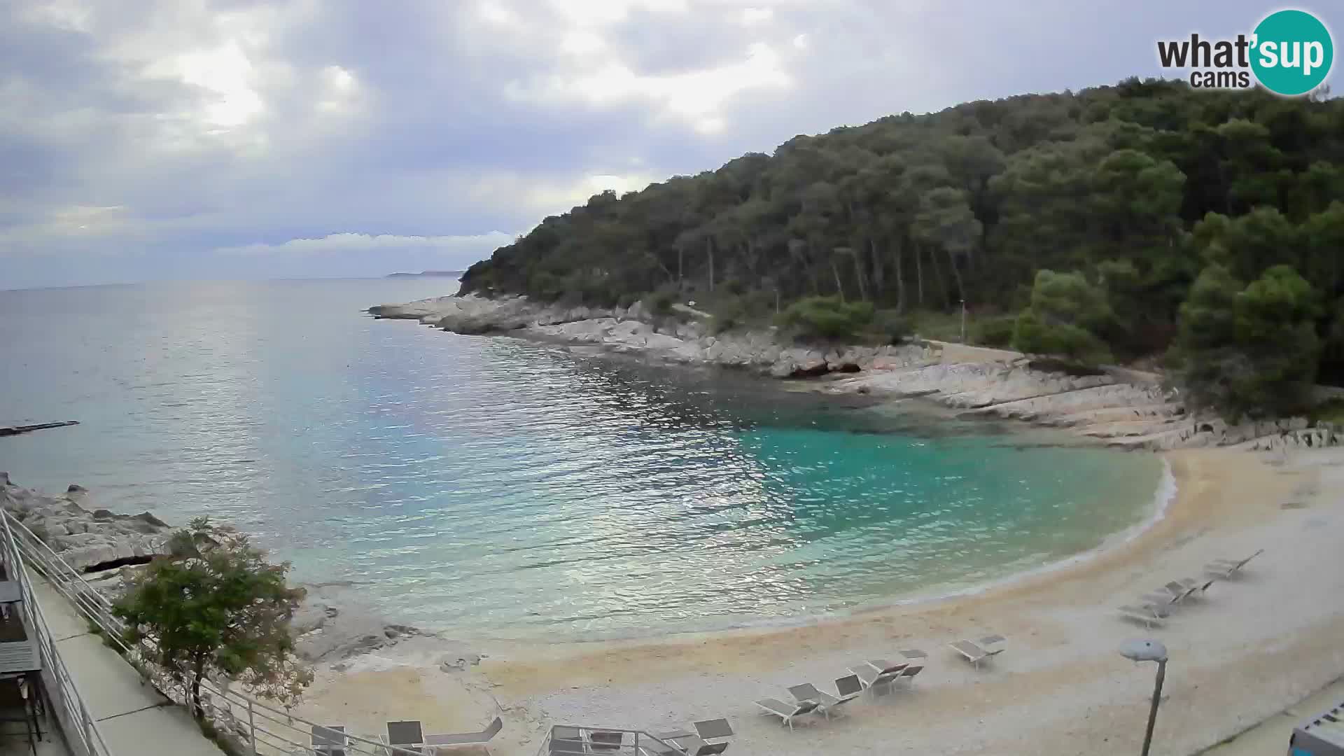 Spletna Kamera Mali Lošinj – plaža Sunčana uvala – Veli Žal