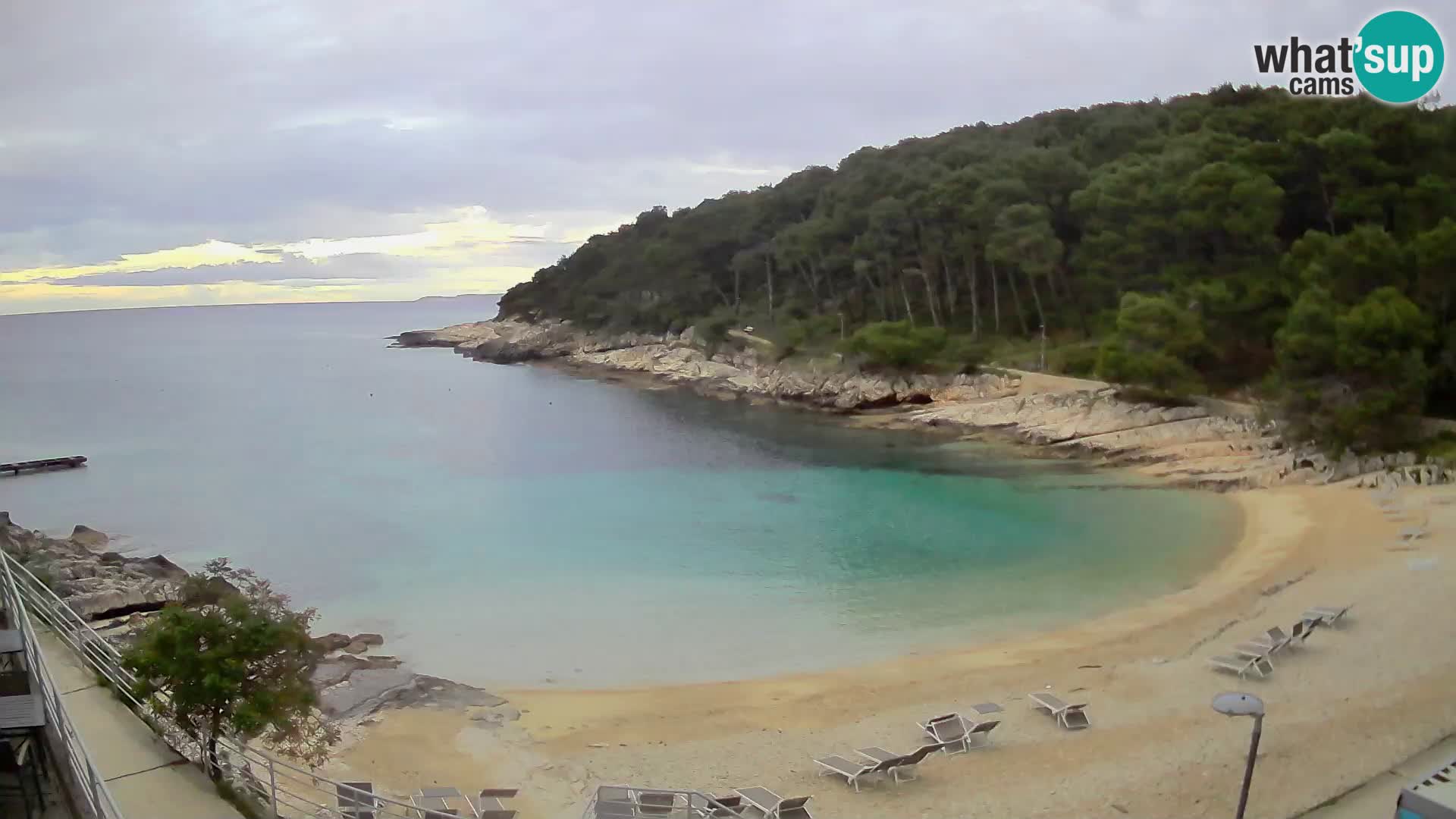 Webcam Mali Lošinj – spiaggia Sunčana uvala – Veli Žal