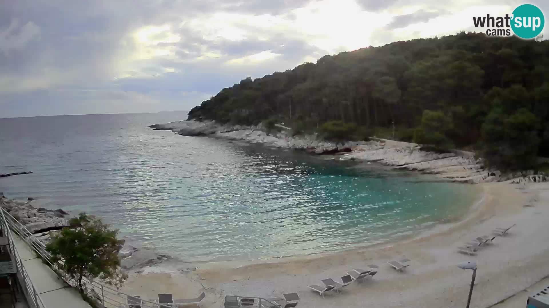 Spletna Kamera Mali Lošinj – plaža Sunčana uvala – Veli Žal