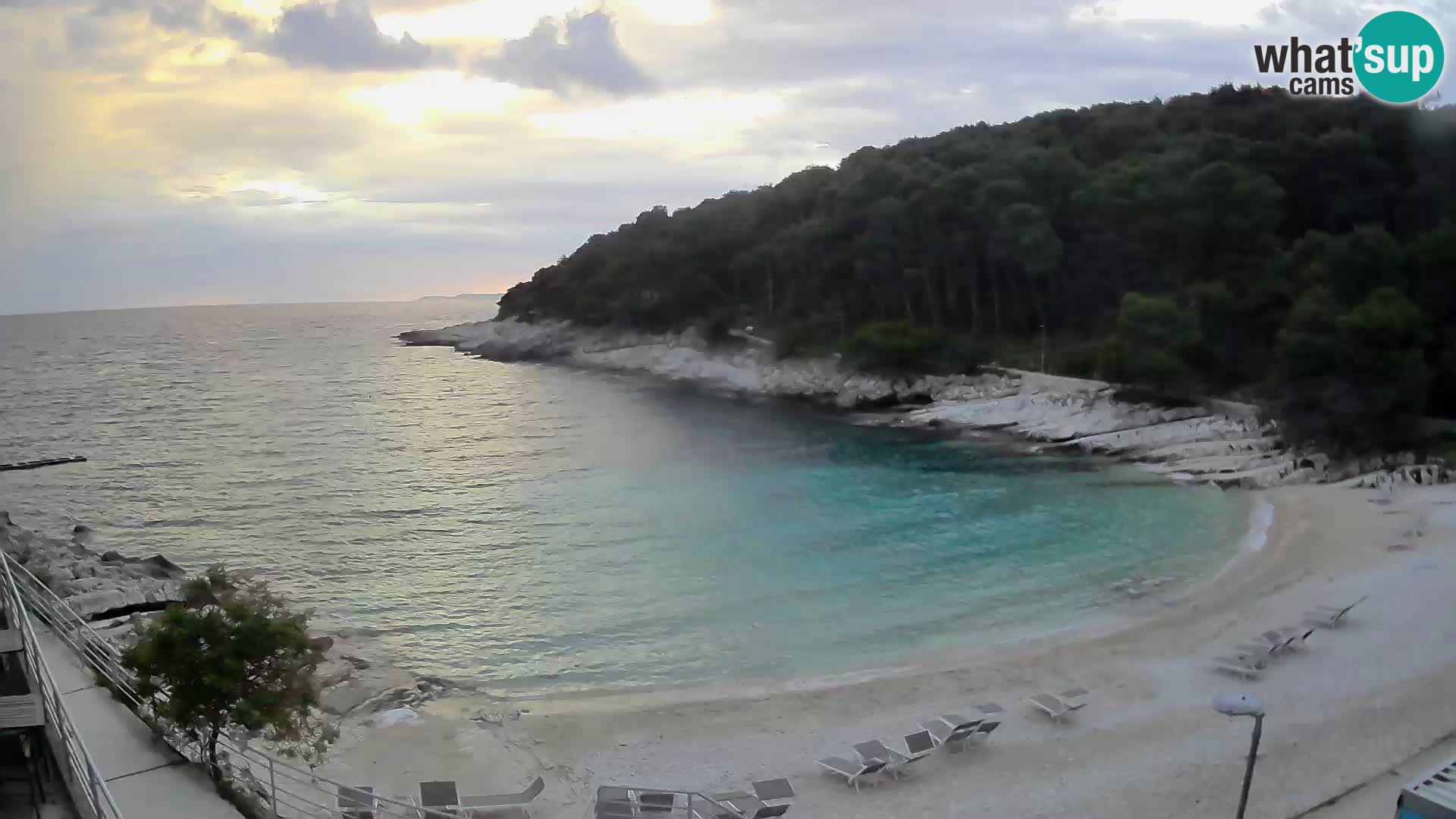 Spletna Kamera Mali Lošinj – plaža Sunčana uvala – Veli Žal