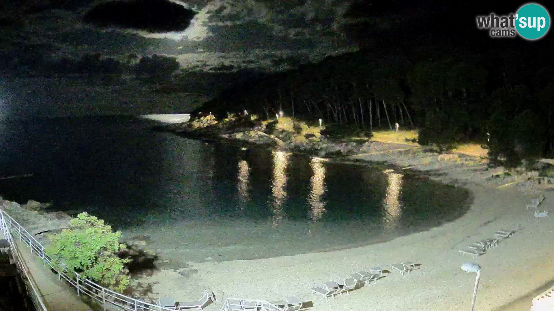 Web kam Mali Lošinj – plaža Sunčana uvala – Veli Žal
