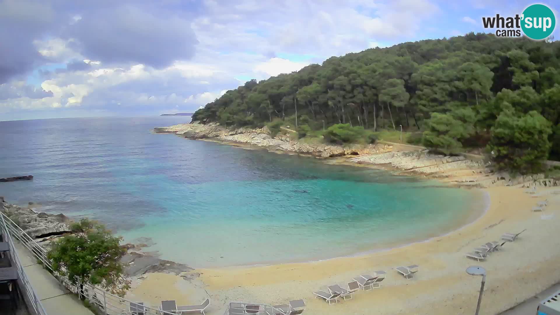 Webcam Mali Lošinj – plage Sunčana uvala – Veli Žal