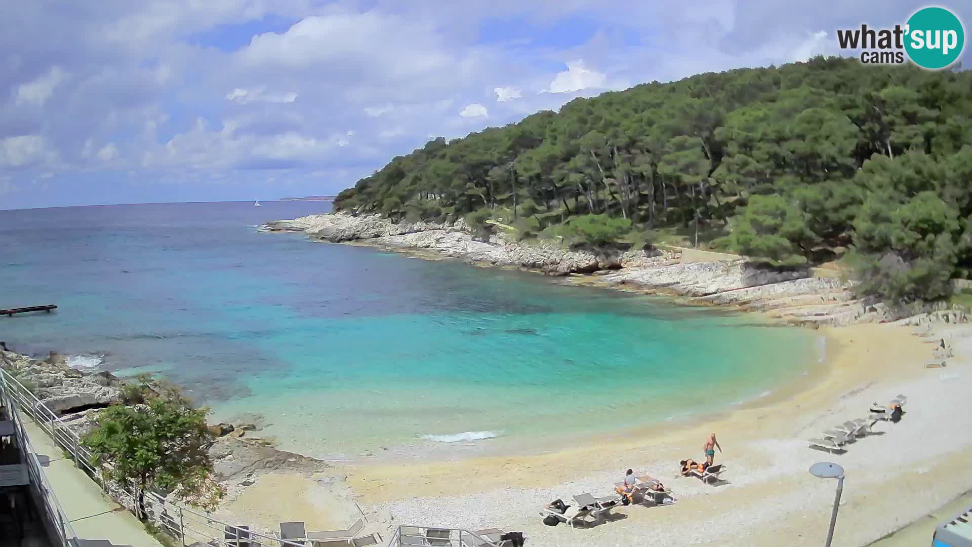 Webcam Mali Lošinj – Sunčana uvala beach – Veli Žal