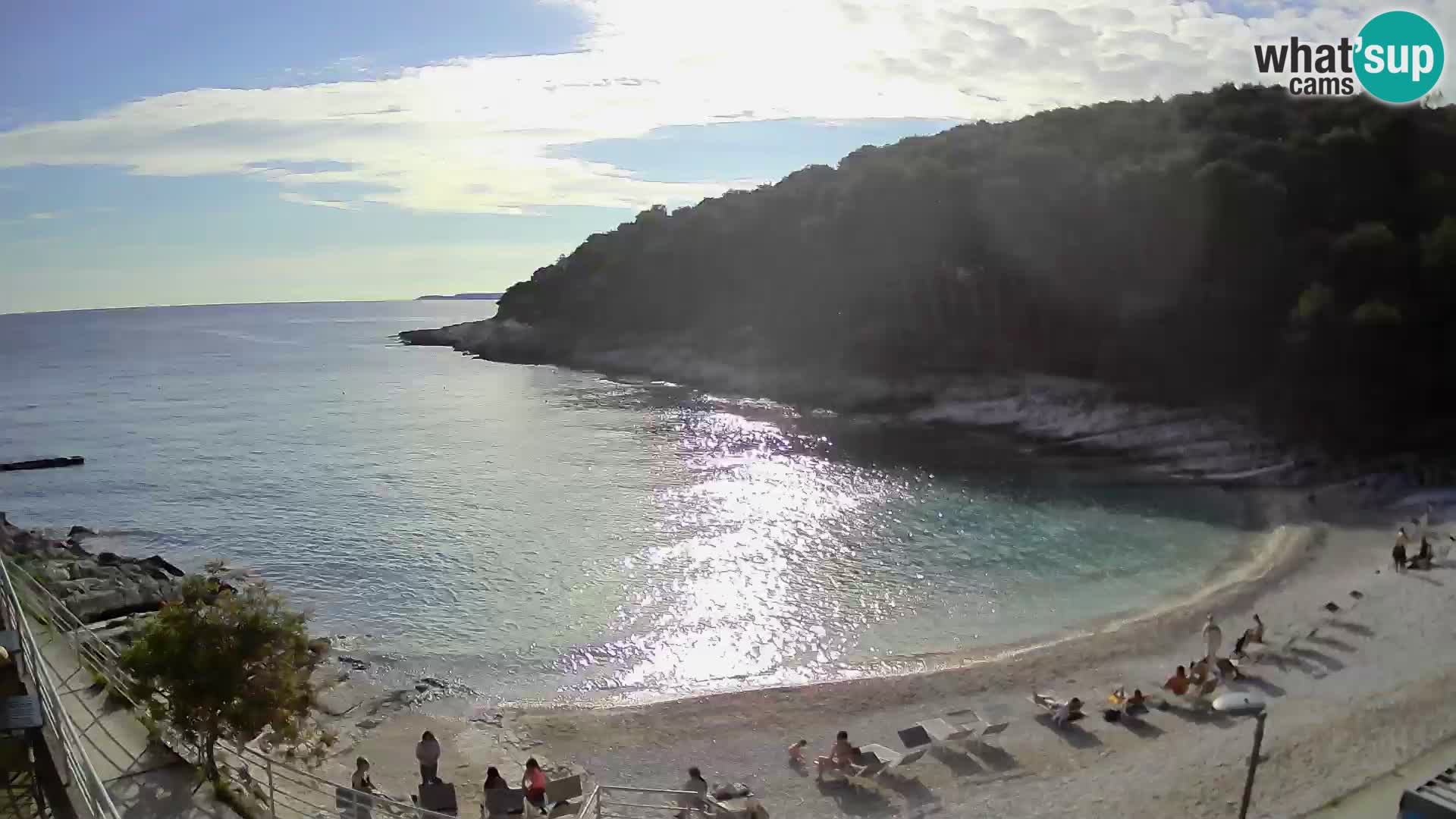 Spletna Kamera Mali Lošinj – plaža Sunčana uvala – Veli Žal