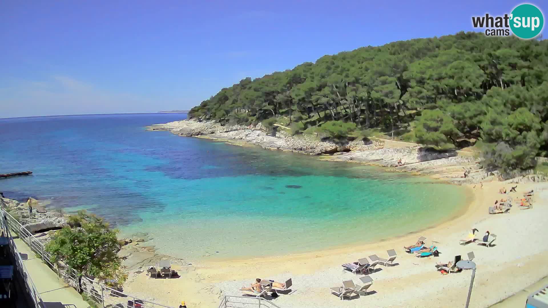 Web kam Mali Lošinj – plaža Sunčana uvala – Veli Žal