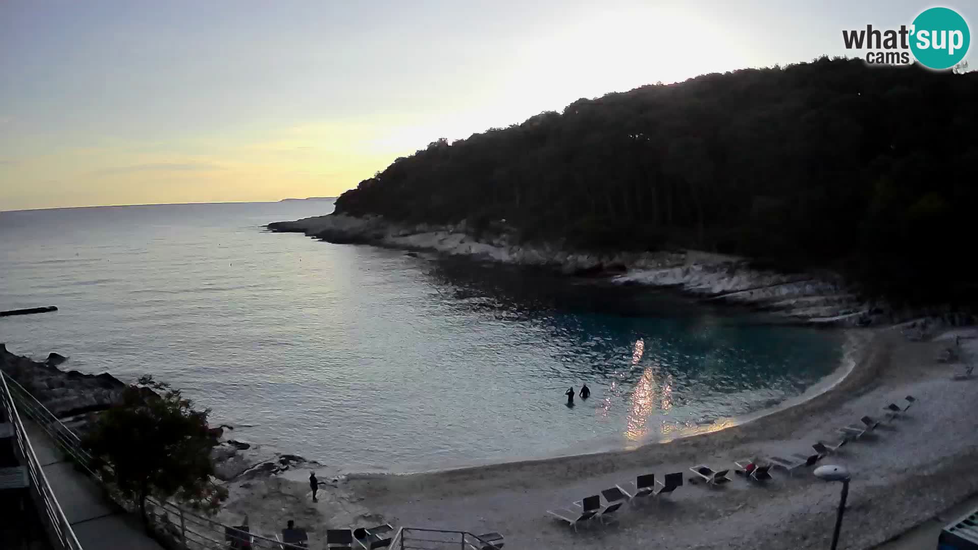Webcam Mali Lošinj – Sunčana uvala beach – Veli Žal