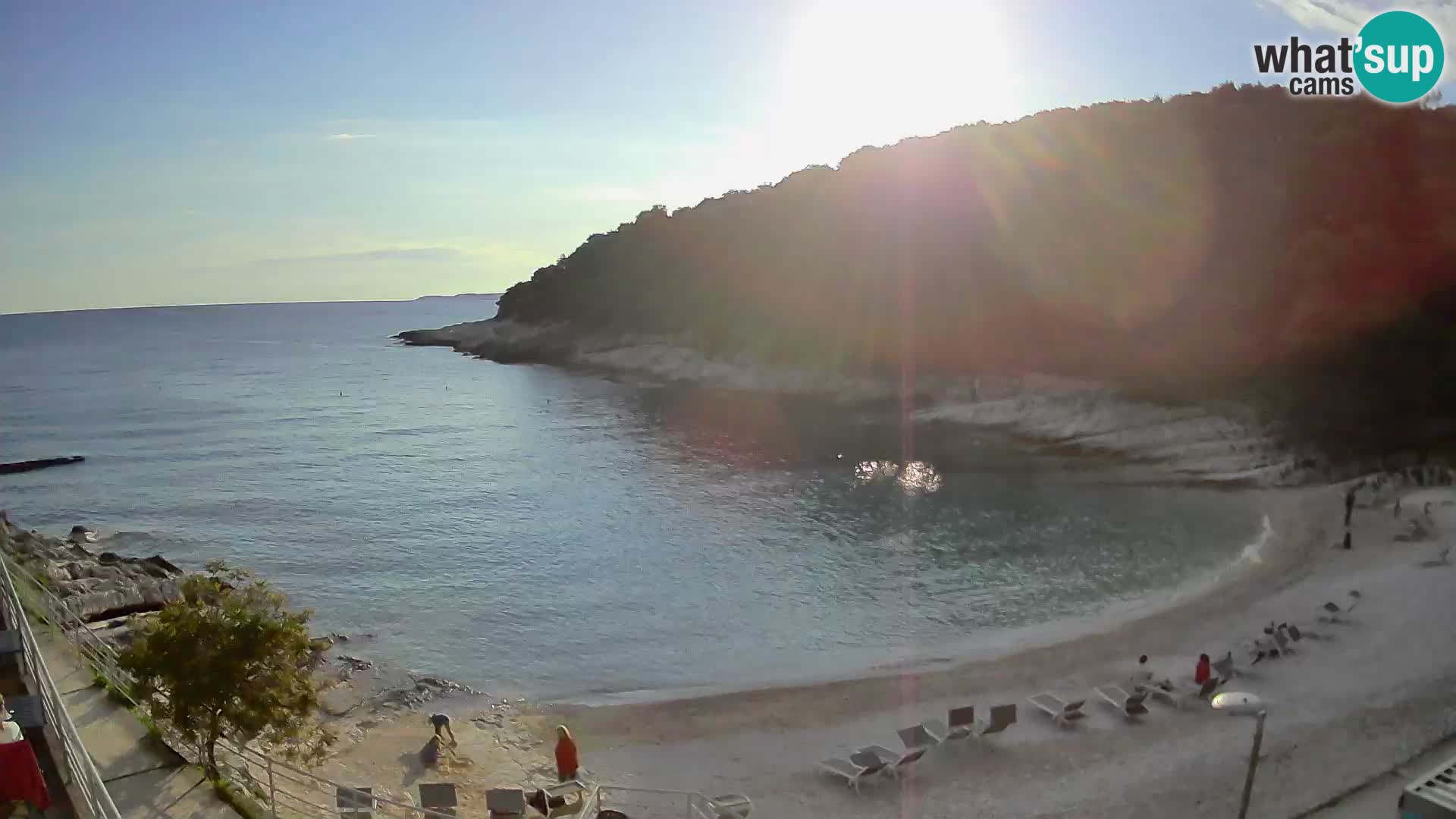Webcam Mali Lošinj – Sunčana uvala beach – Veli Žal
