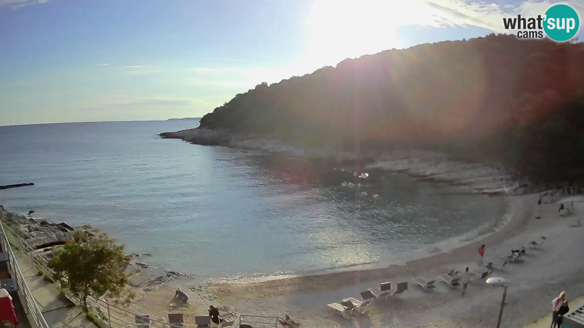 Spletna Kamera Mali Lošinj – plaža Sunčana uvala – Veli Žal