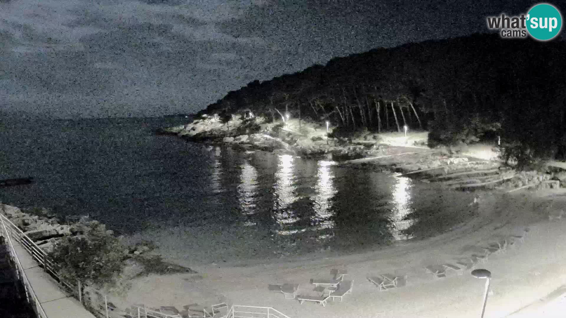 Web kam Mali Lošinj – plaža Sunčana uvala – Veli Žal