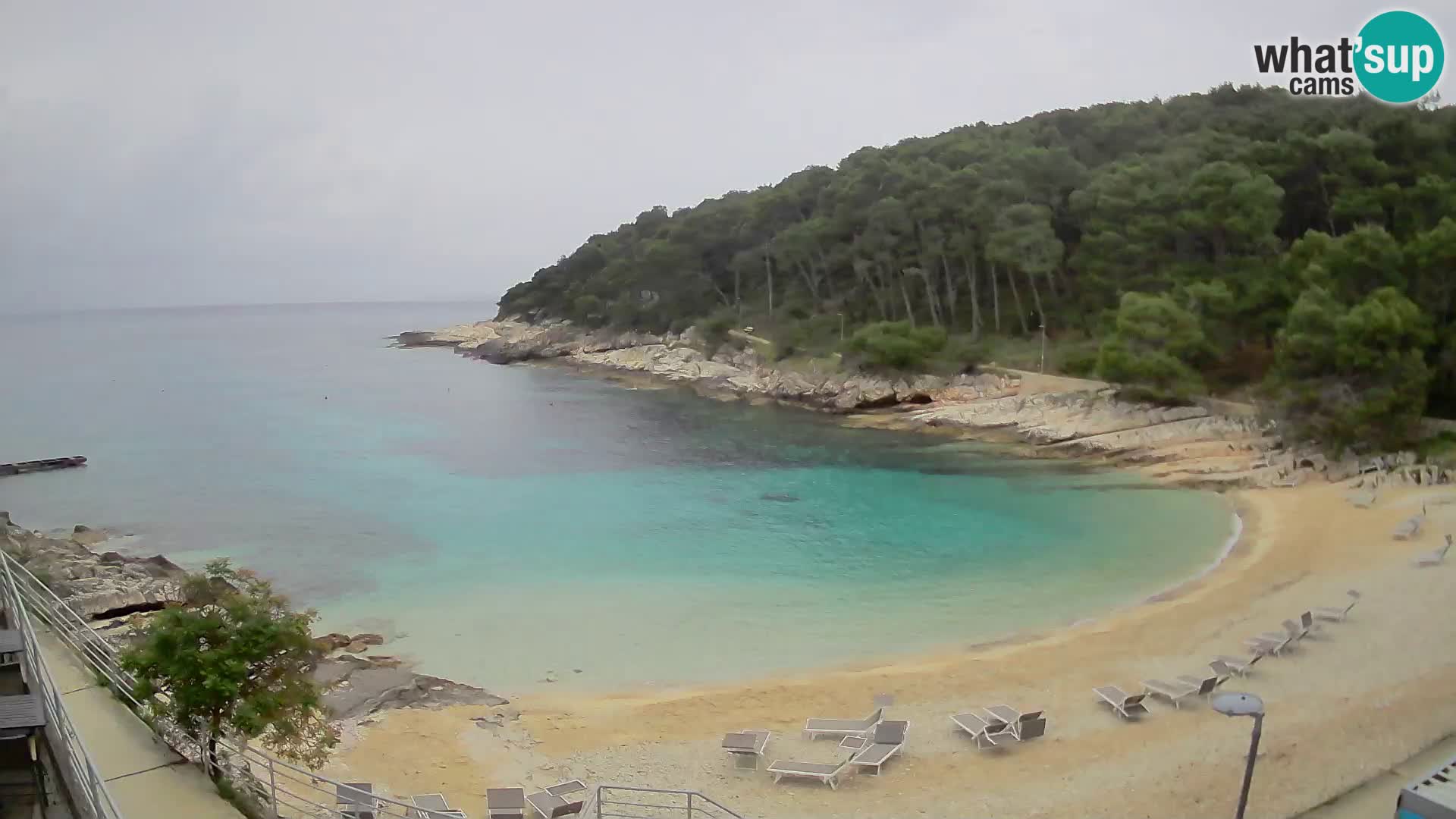 Webcam Mali Lošinj – spiaggia Sunčana uvala – Veli Žal