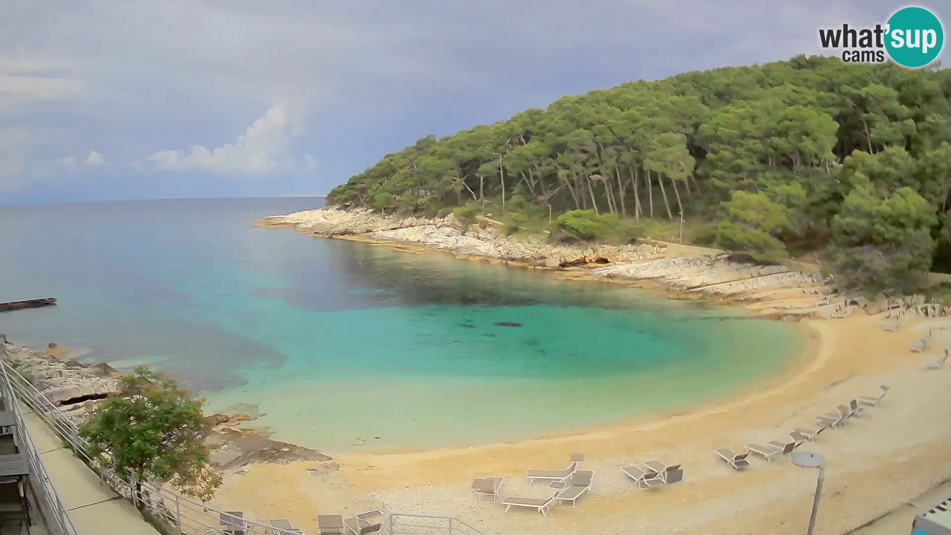Webcam Mali Lošinj – plage Sunčana uvala – Veli Žal