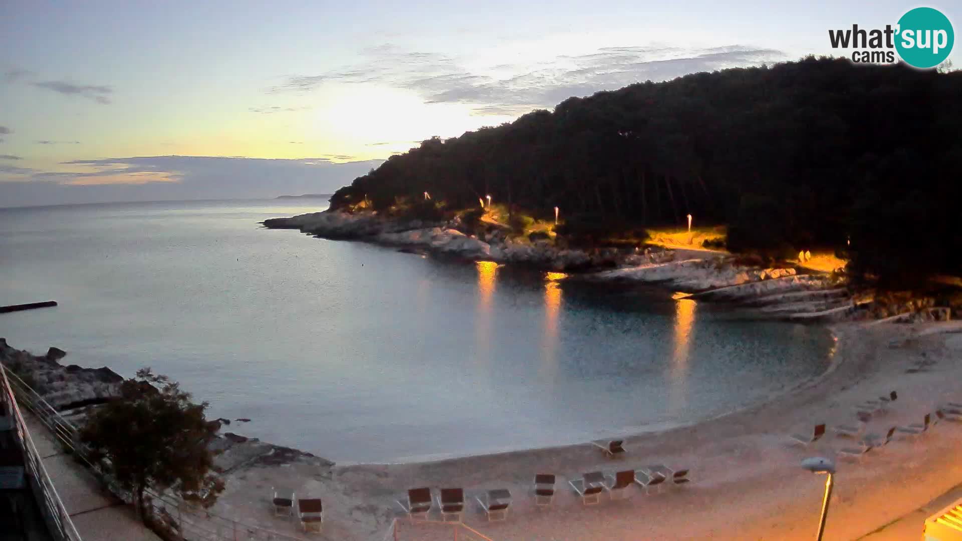 Spletna Kamera Mali Lošinj – plaža Sunčana uvala – Veli Žal