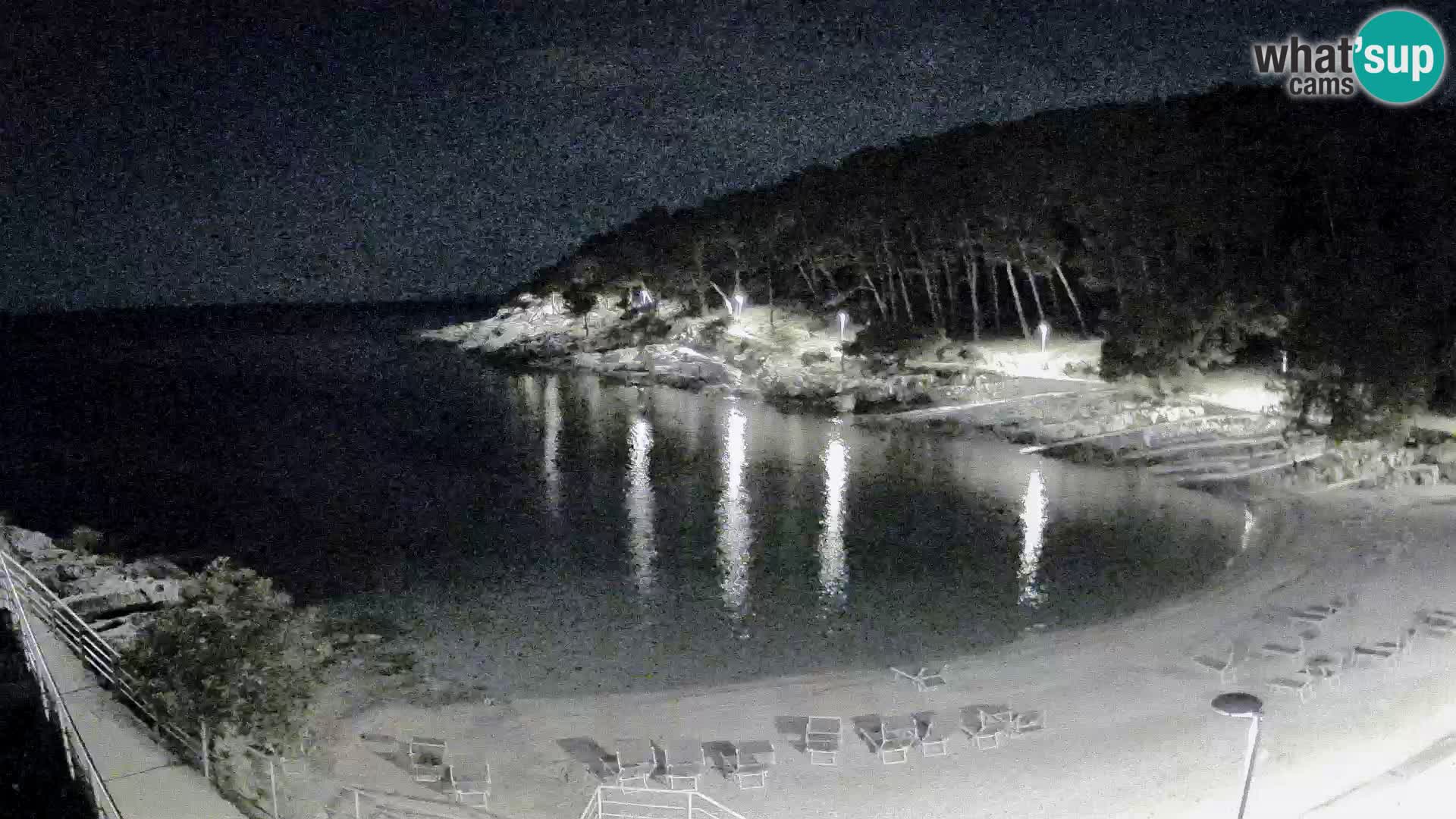 Web kam Mali Lošinj – plaža Sunčana uvala – Veli Žal