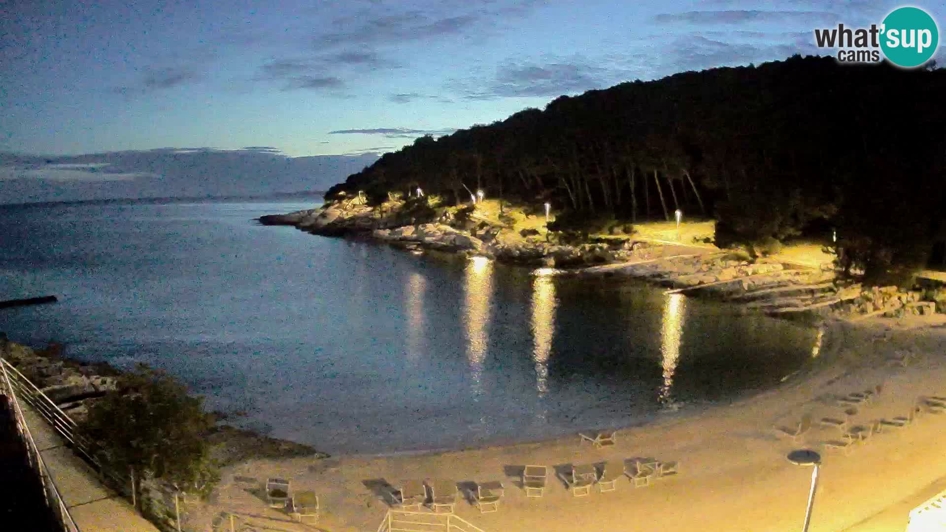 Web kam Mali Lošinj – plaža Sunčana uvala – Veli Žal