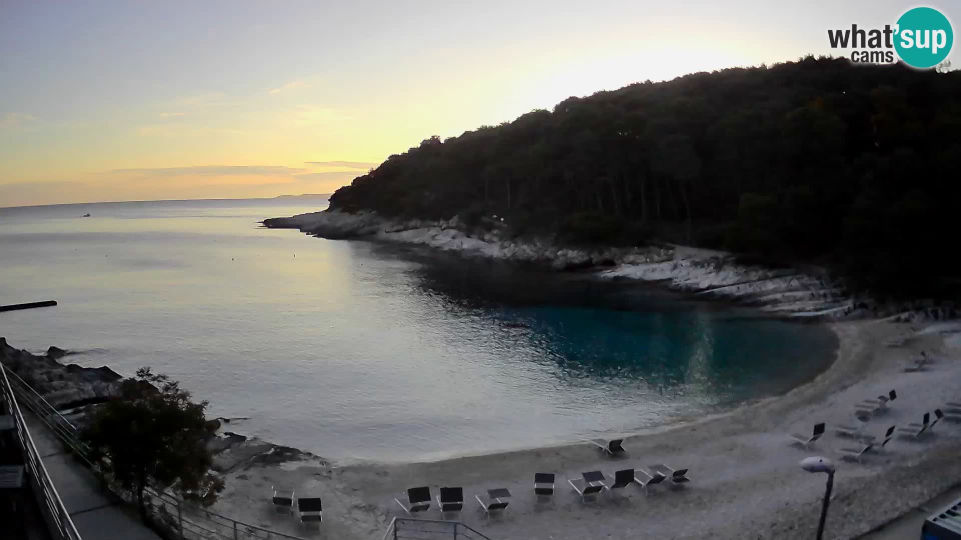 Webcam Mali Lošinj – plage Sunčana uvala – Veli Žal