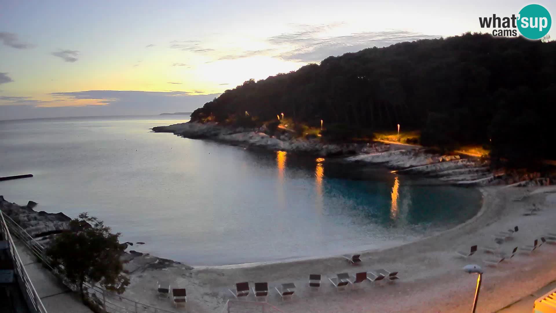 Webcam Mali Lošinj – Sunčana uvala beach – Veli Žal