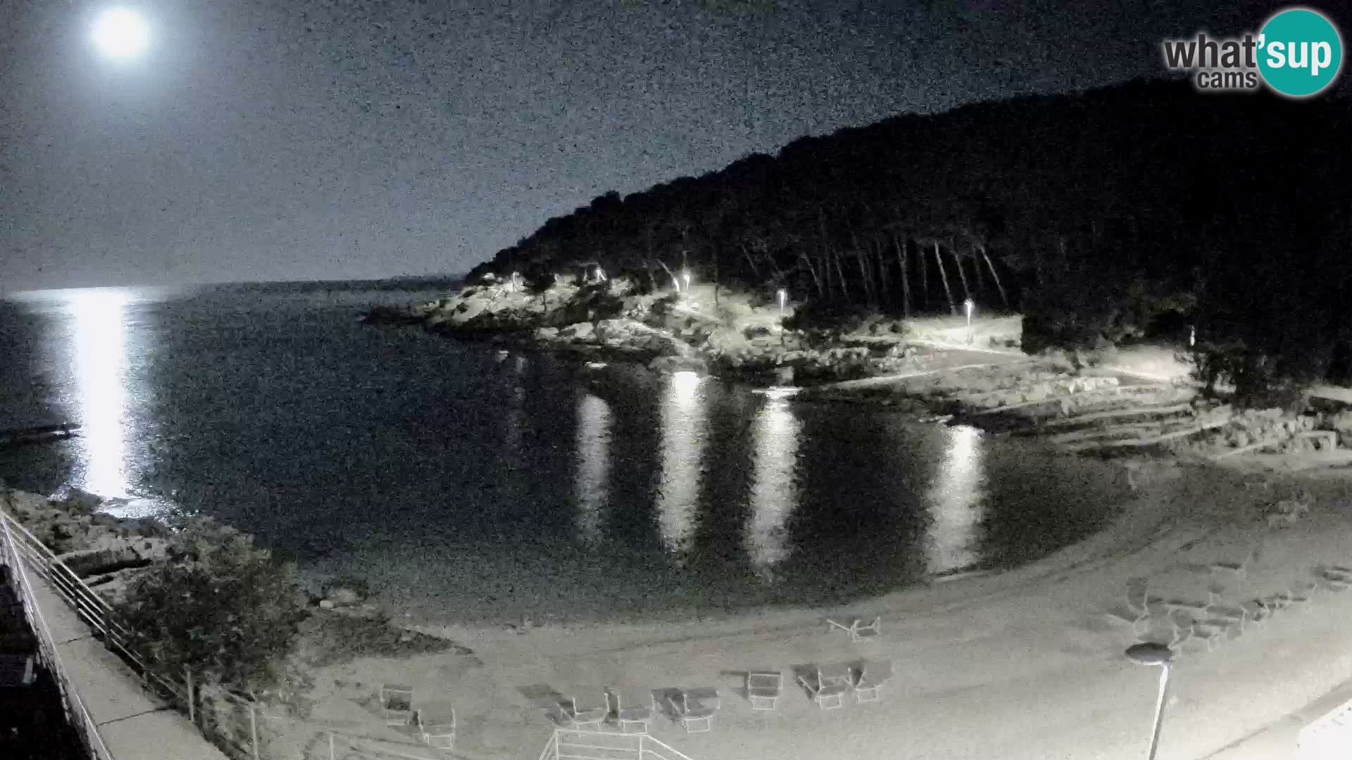 Webcam Mali Lošinj – spiaggia Sunčana uvala – Veli Žal