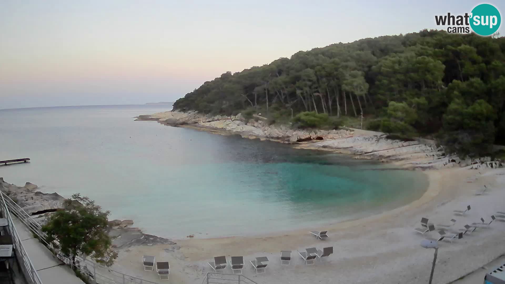 Webcam Mali Lošinj – plage Sunčana uvala – Veli Žal