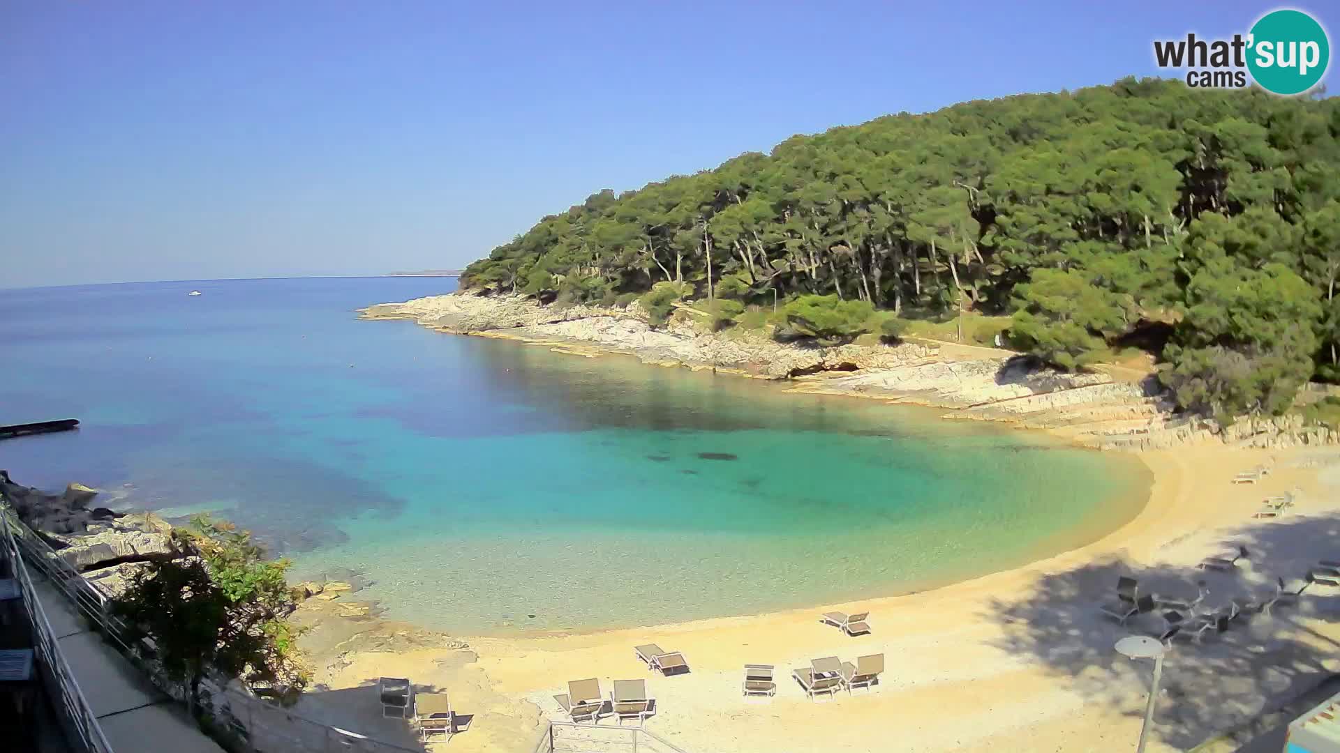 Webcam Mali Lošinj – Sunčana uvala beach – Veli Žal