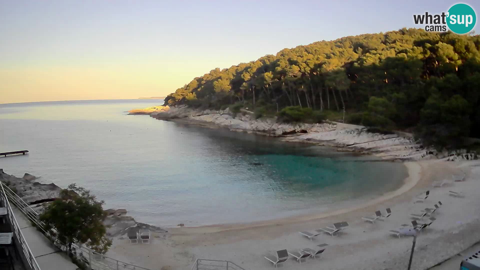 Spletna Kamera Mali Lošinj – plaža Sunčana uvala – Veli Žal