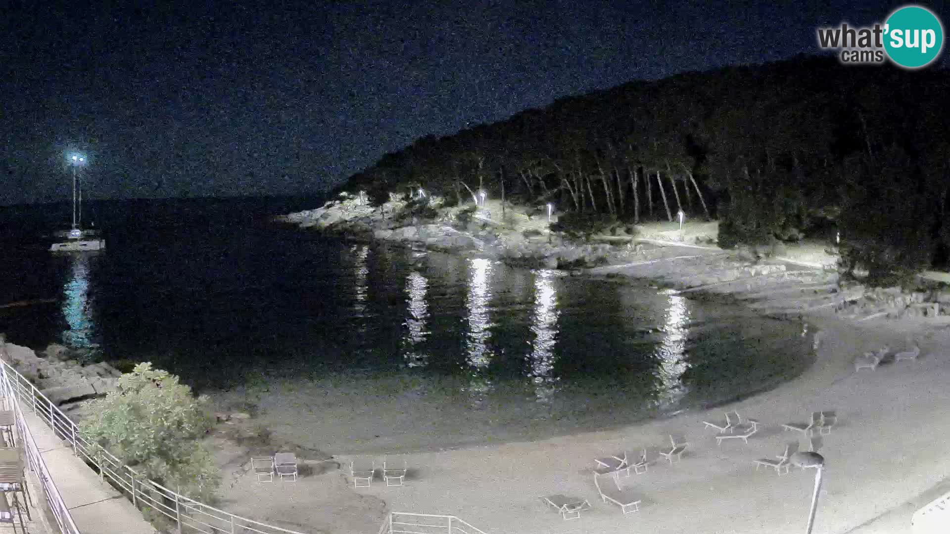 Webcam Mali Lošinj – Sunčana uvala beach – Veli Žal
