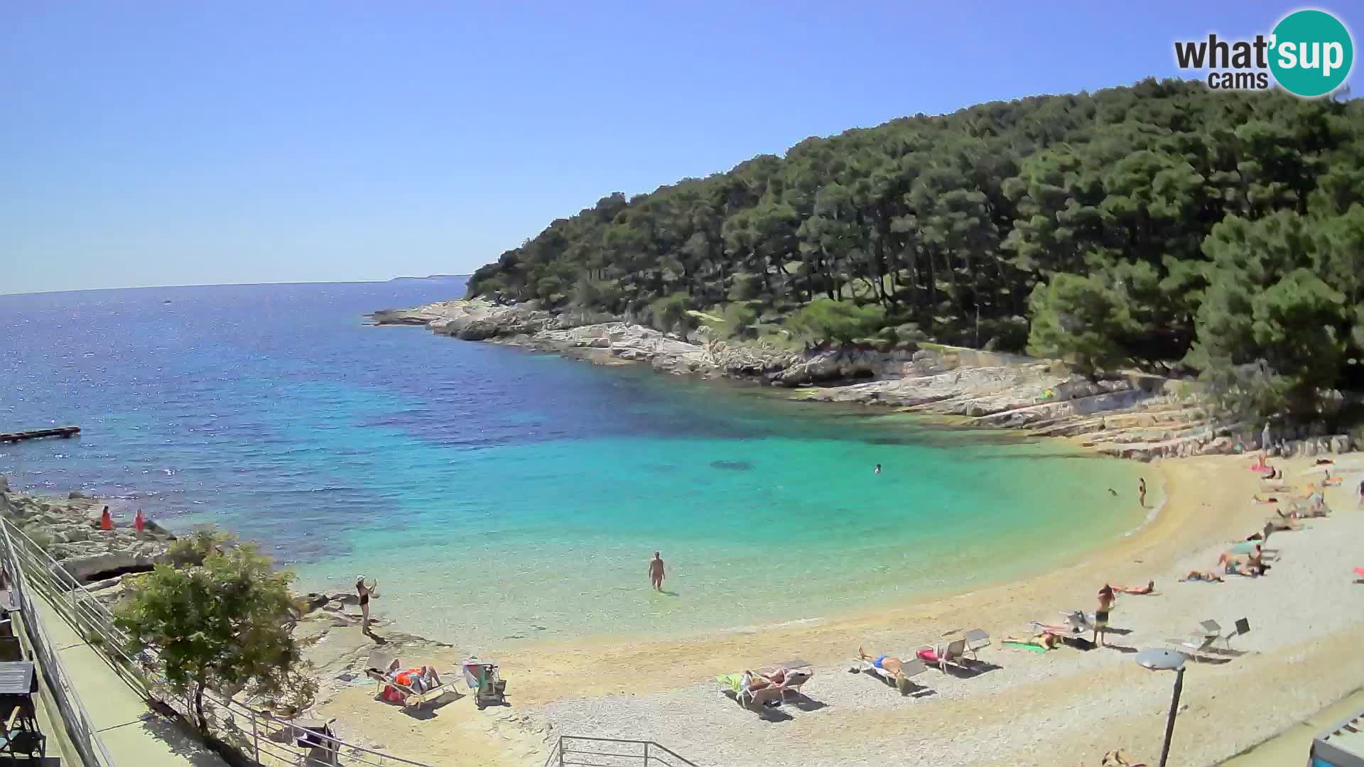 Webcam Mali Lošinj – spiaggia Sunčana uvala – Veli Žal