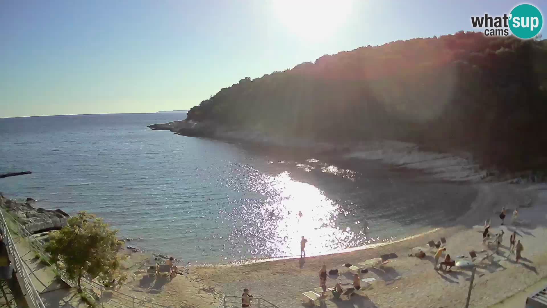 Webcam Mali Lošinj – spiaggia Sunčana uvala – Veli Žal