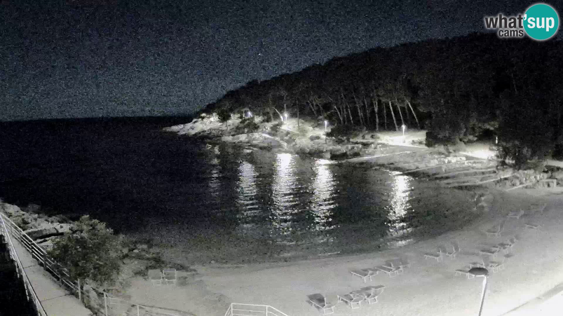 Web kam Mali Lošinj – plaža Sunčana uvala – Veli Žal