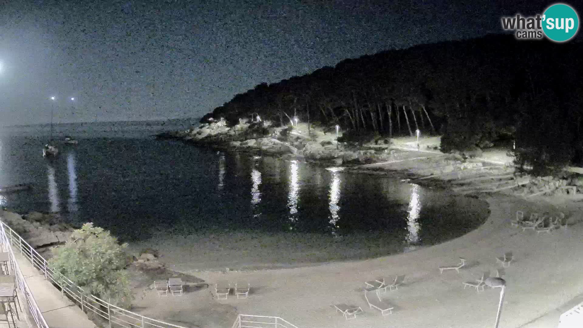 Web kam Mali Lošinj – plaža Sunčana uvala – Veli Žal