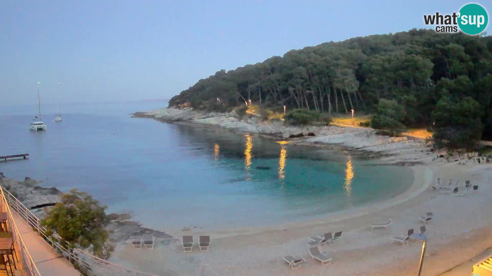 Webcam Mali Lošinj – Sunčana uvala beach – Veli Žal