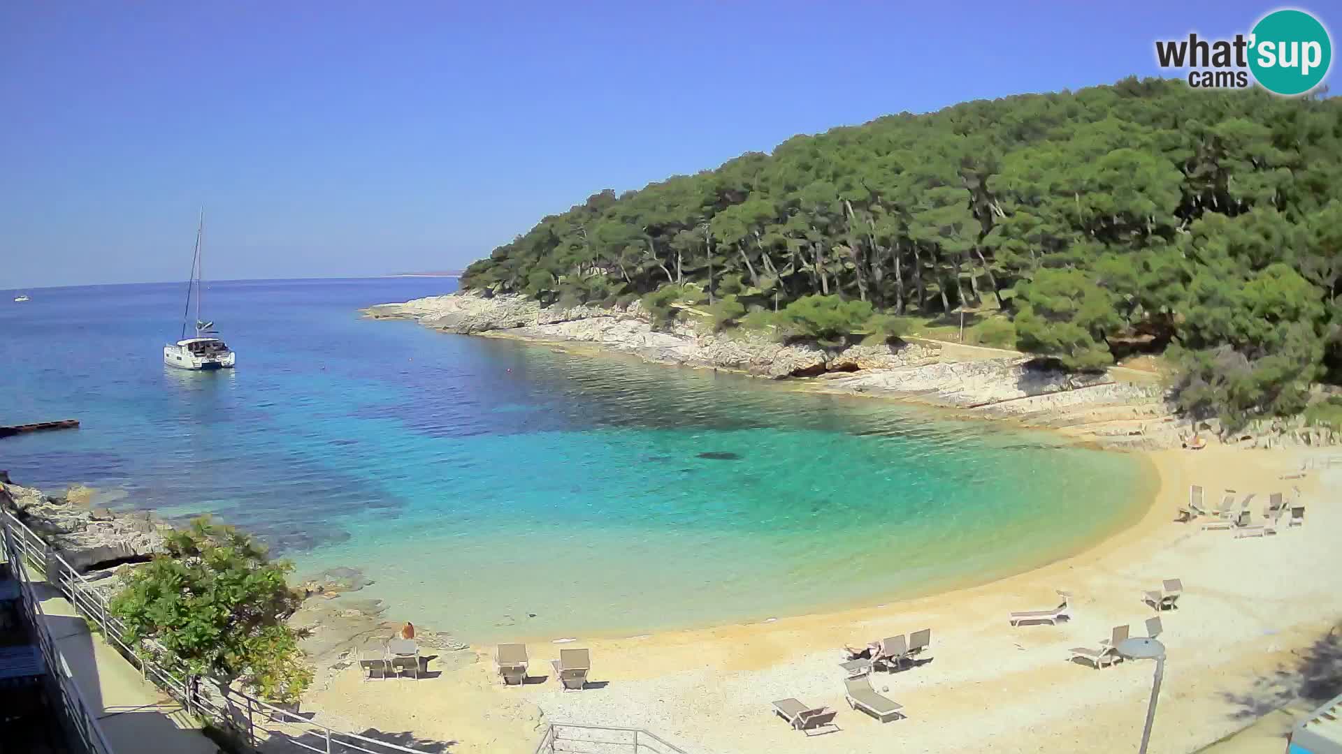 Webcam Mali Lošinj – Sunčana uvala beach – Veli Žal