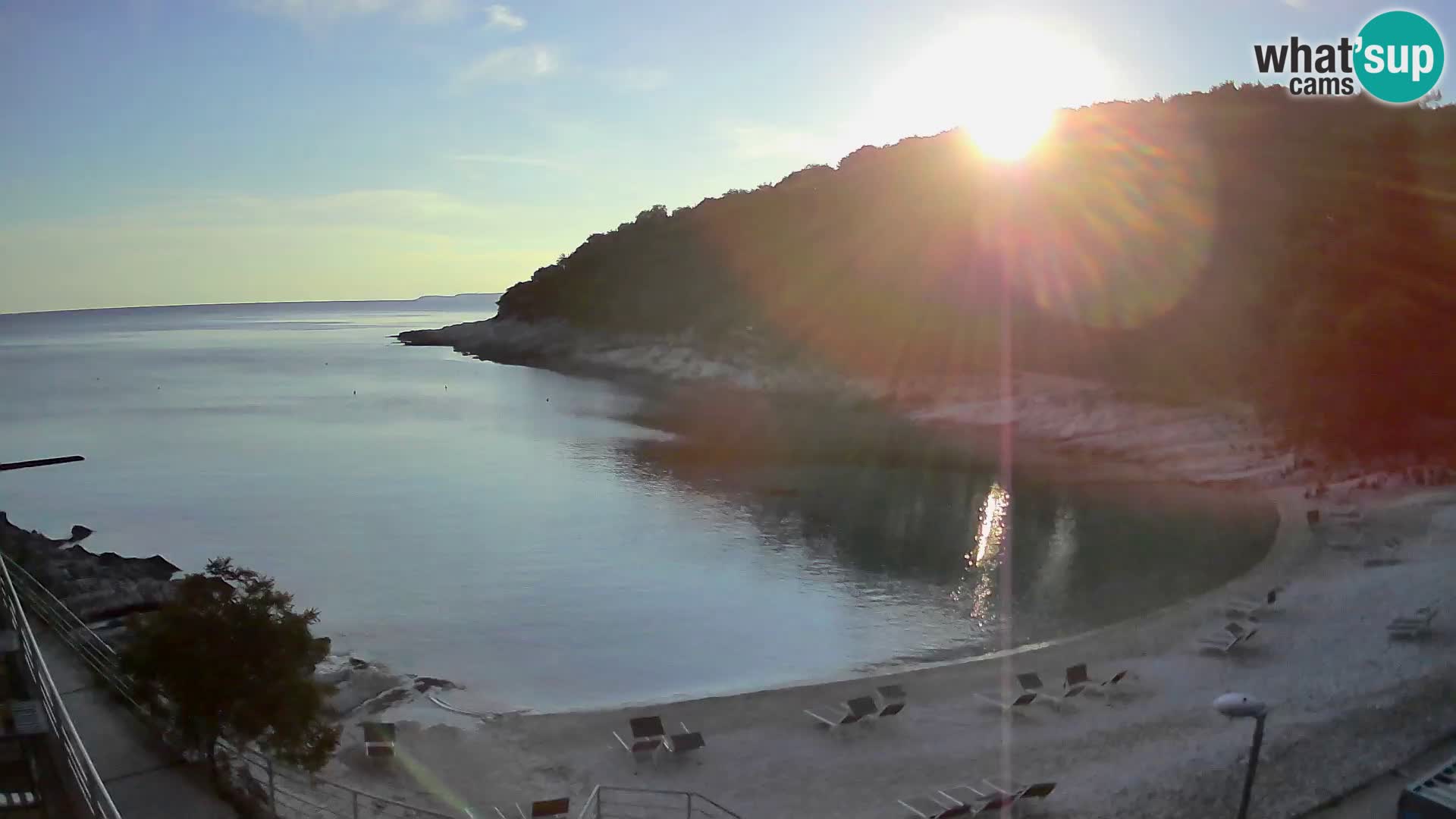 Webcam Mali Lošinj – Sunčana uvala beach – Veli Žal