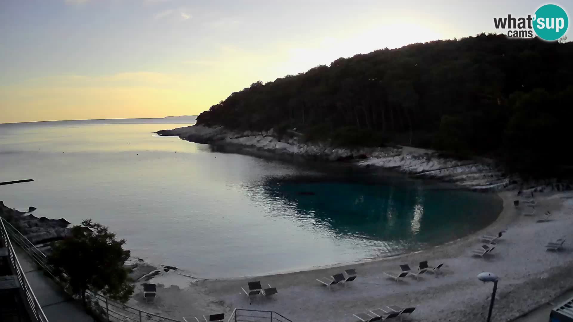 Webcam Mali Lošinj – plage Sunčana uvala – Veli Žal