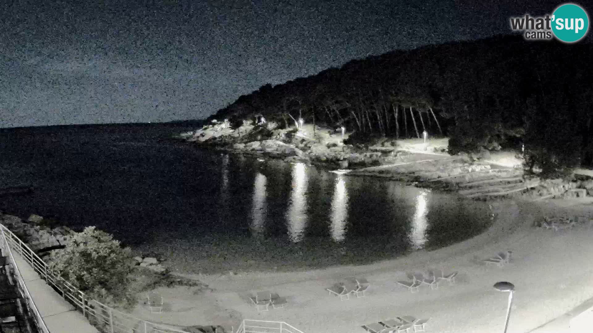 Web kam Mali Lošinj – plaža Sunčana uvala – Veli Žal