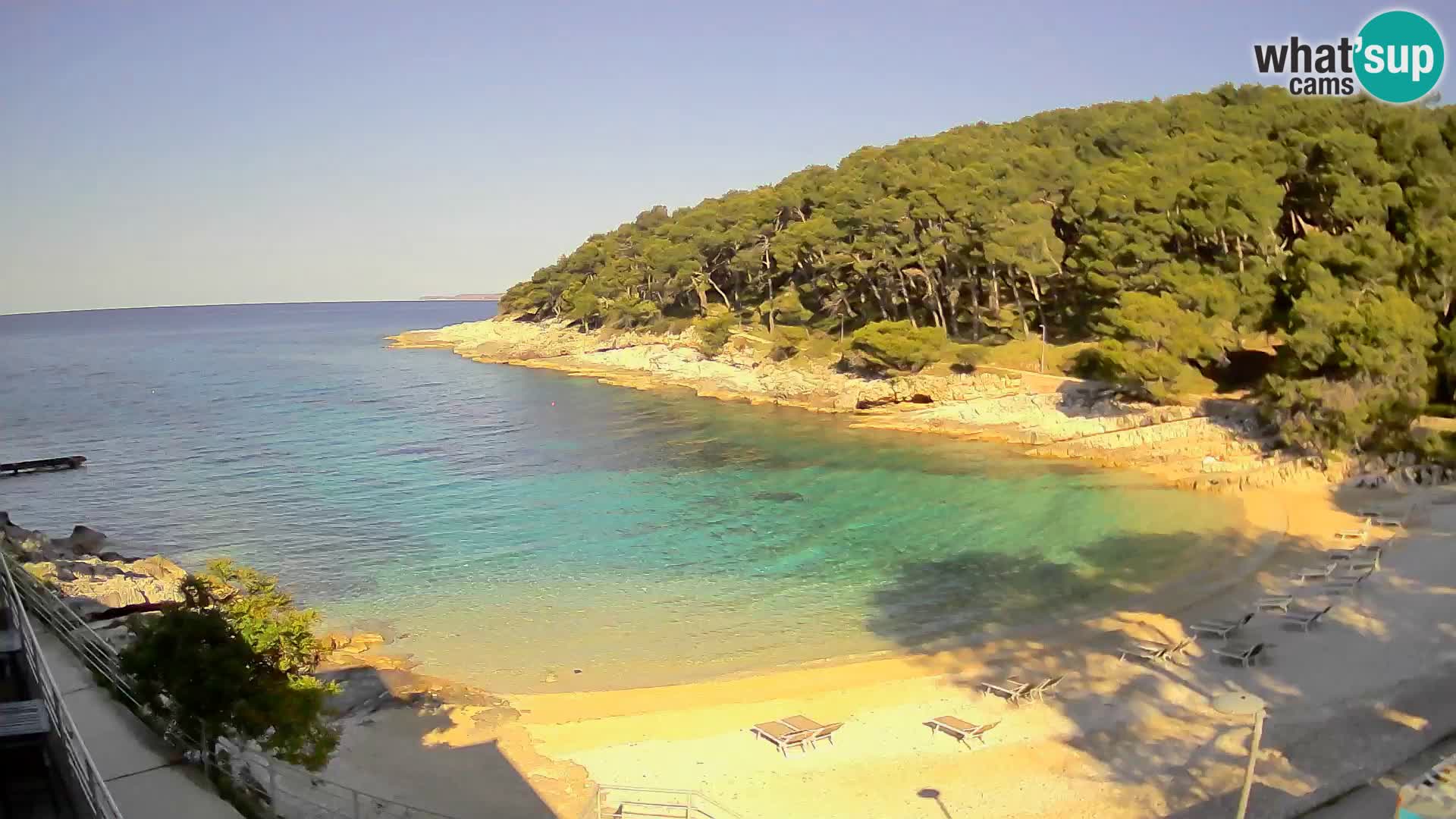 Spletna Kamera Mali Lošinj – plaža Sunčana uvala – Veli Žal