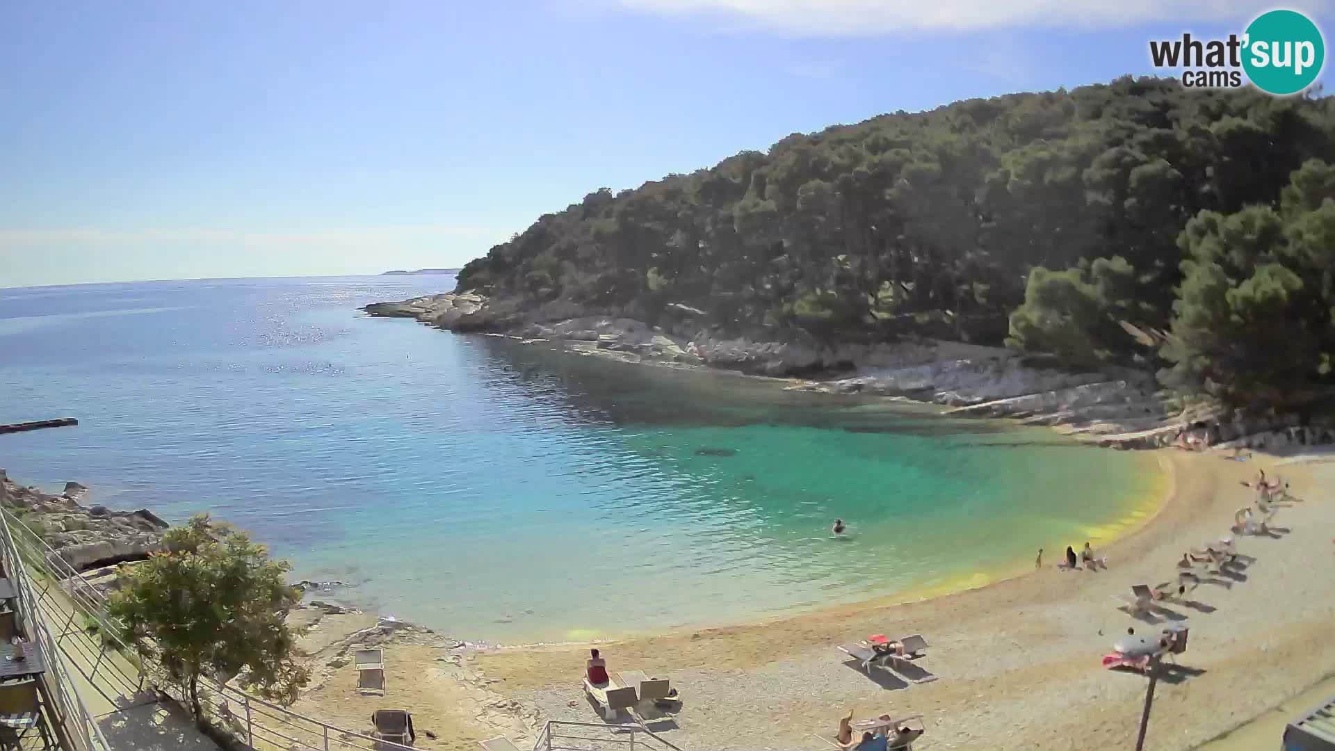 Spletna Kamera Mali Lošinj – plaža Sunčana uvala – Veli Žal
