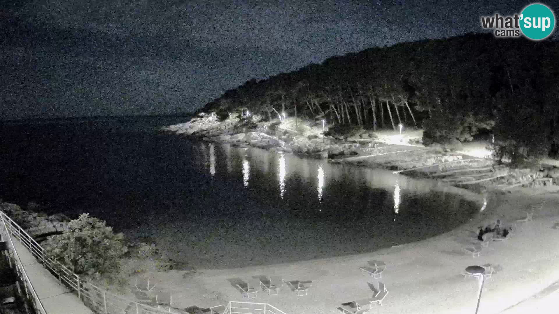 Web kam Mali Lošinj – plaža Sunčana uvala – Veli Žal