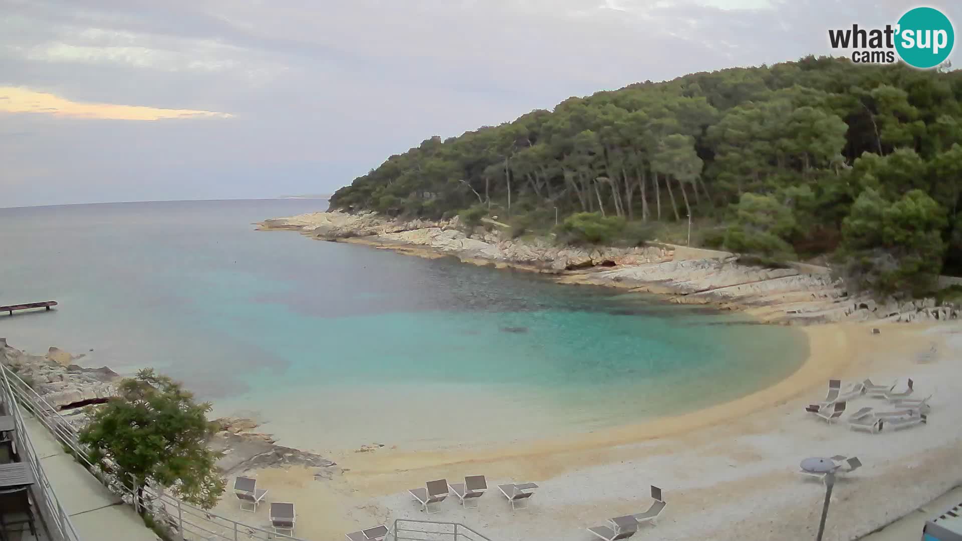 Webcam Mali Lošinj – Sunčana uvala beach – Veli Žal